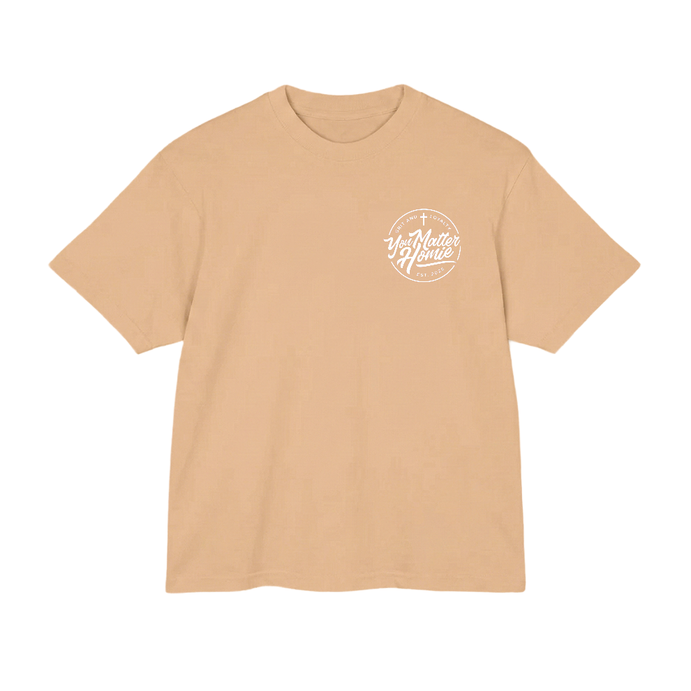 Faith Over Struggle Tee Khaki